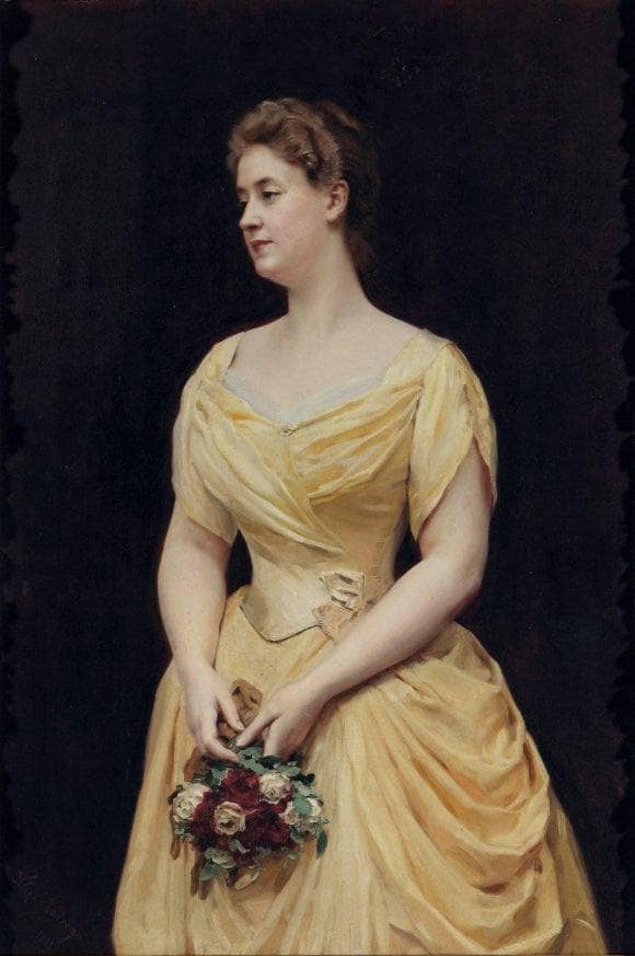 Ellen Ridgway (née Munroe) by Raimundo de Madrazo — Oil Painting Reproduction