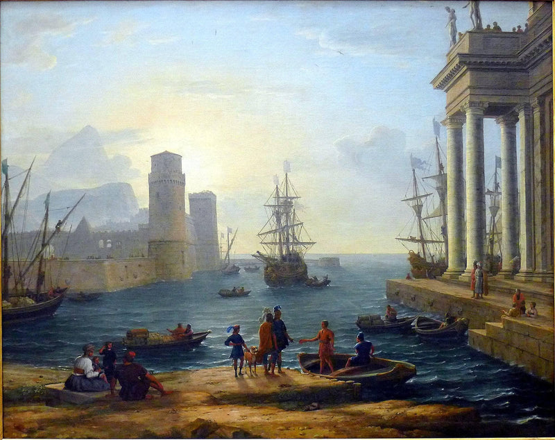 Embarkation of Ulysses by Claude Lorrain — Oil Painting Reproduction