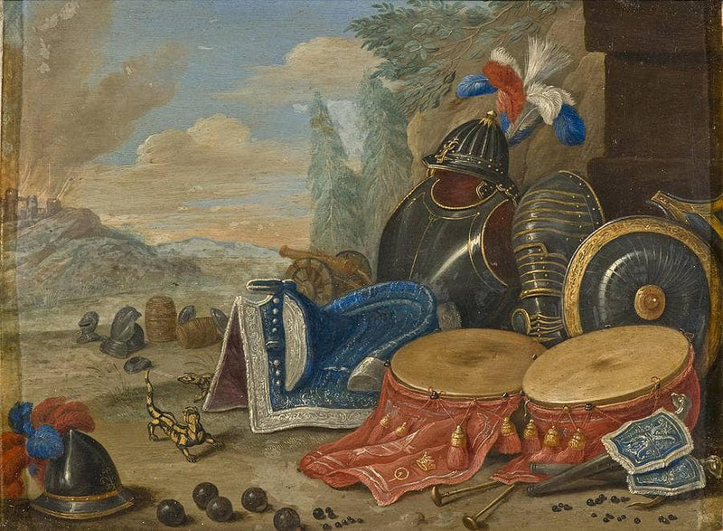 Emblems of War by Jan van Kessel the Elder — Oil Painting Reproduction