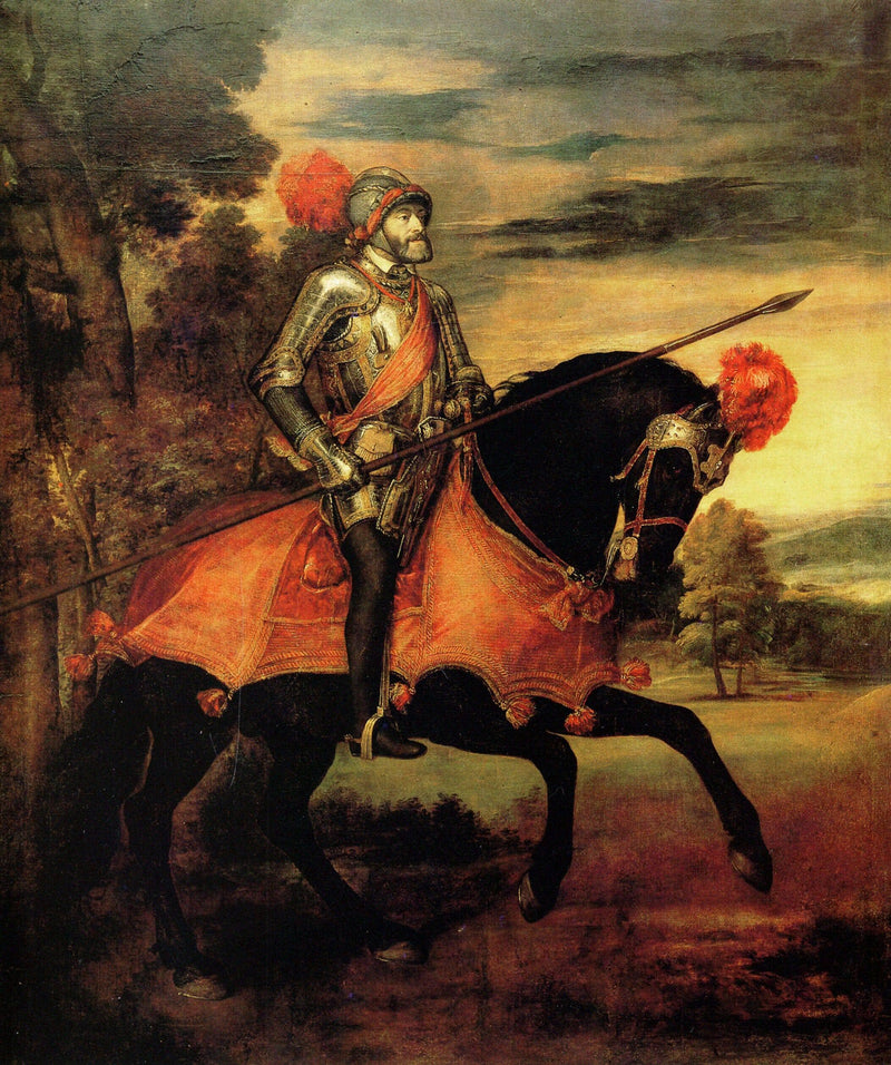 Emperor Charles V at Muhlberg by Titian — Oil Painting Reproduction