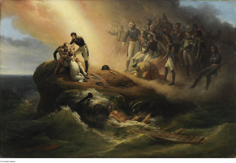 Napoleon's tomb by Horace Vernet — Oil Painting Reproduction