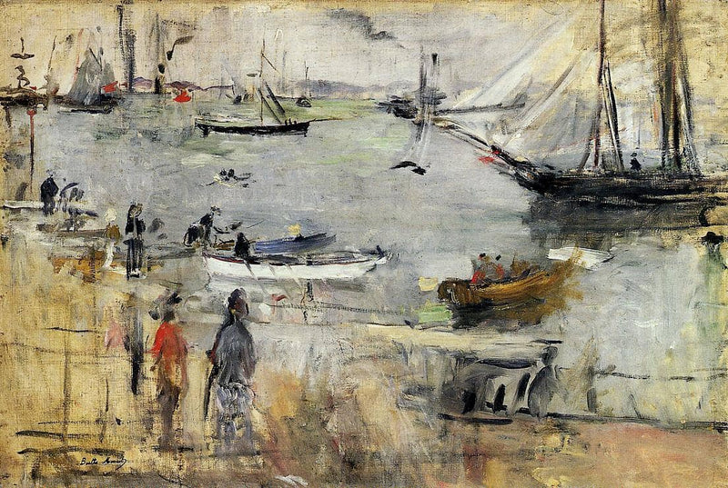 English Seascape by Berthe Morisot — Oil Painting Reproduction
