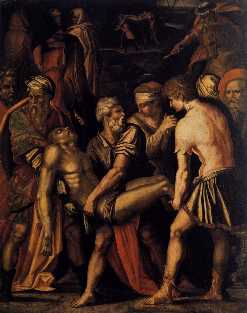 Entombment by Giorgio Vasari — Oil Painting Reproduction