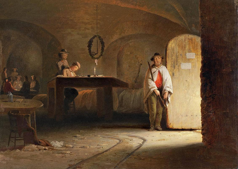 Entrance to Fort Sumter by Conrad Wise Chapman — Oil Painting Reproduction