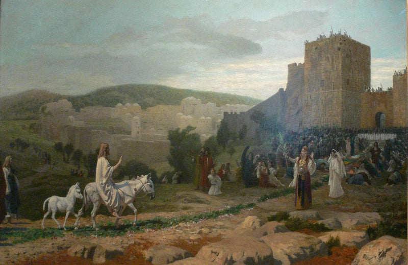 Entry of the Christ in Jerusalem by Jean-Leon Gerome — Oil Painting Reproduction