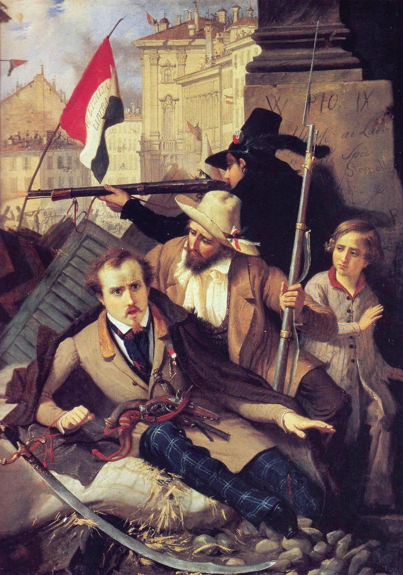 Episode from the Five Days by Baldassare Verazzi — Oil Painting Reproduction