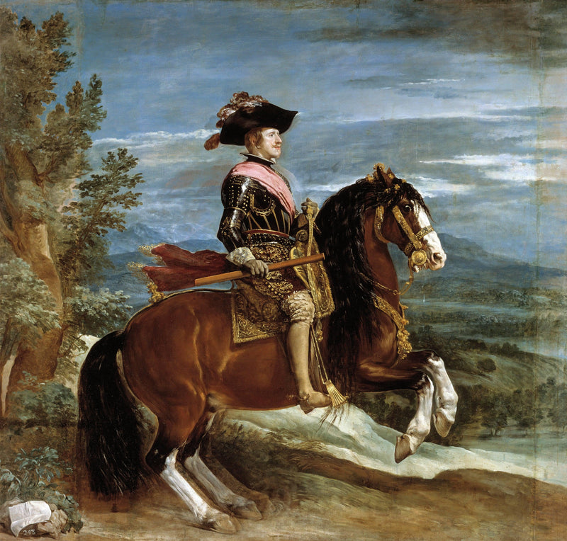 Equestrian Portrait of Philip IV by Diego Velazquez — Oil Painting Reproduction