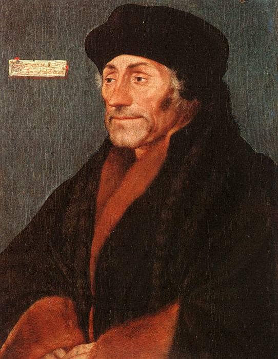 Erasmus of Rotterdam by Hans Holbein the Younger — Oil Painting Reproduction