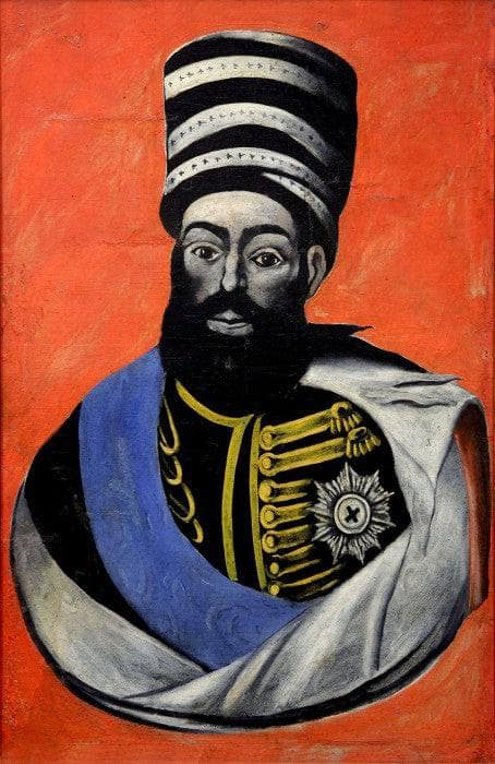 King Erekle II of Georgia by Niko Pirosmani — Oil Painting Reproduction