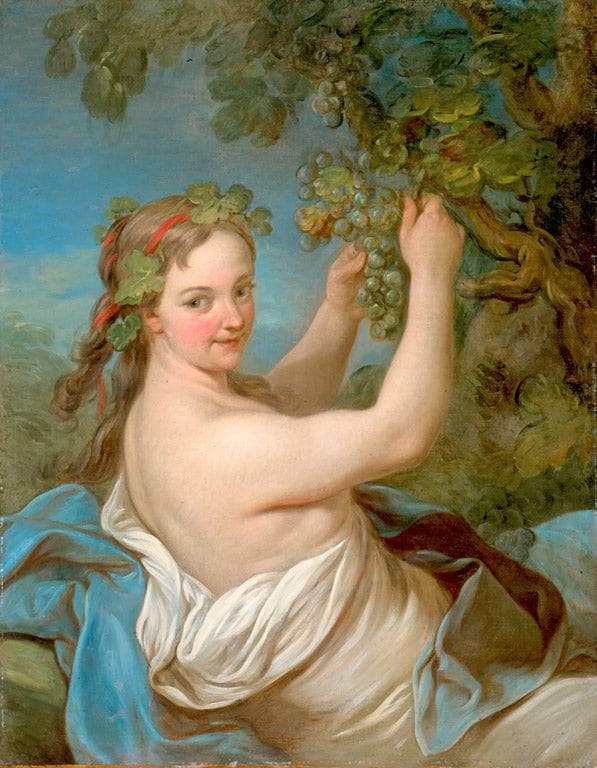 Erigone by Charles-Andre van Loo (Carle van Loo) — Oil Painting Reproduction