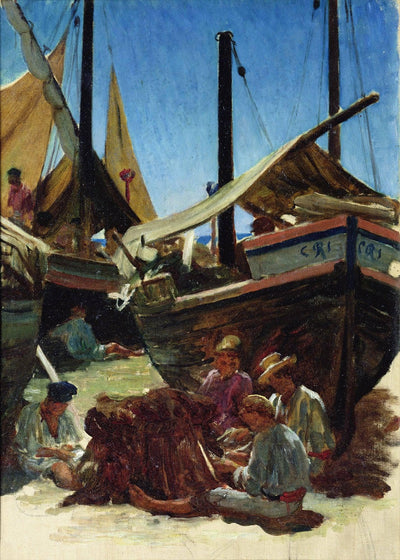 Port of Anzio in apartment