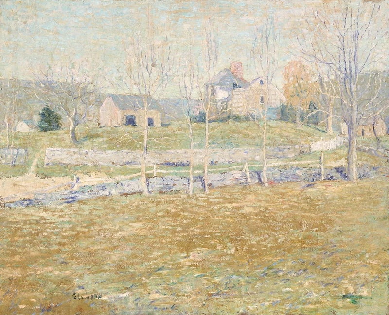 An Abandoned Farm by Ernest Lawson — Oil Painting Reproduction