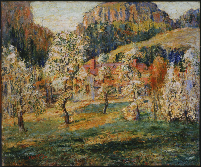 May in the Mountains by Ernest Lawson — Oil Painting Reproduction