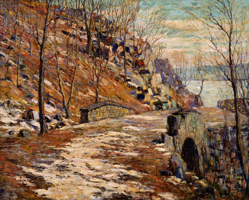 Road down the Palisades by Ernest Lawson — Oil Painting Reproduction