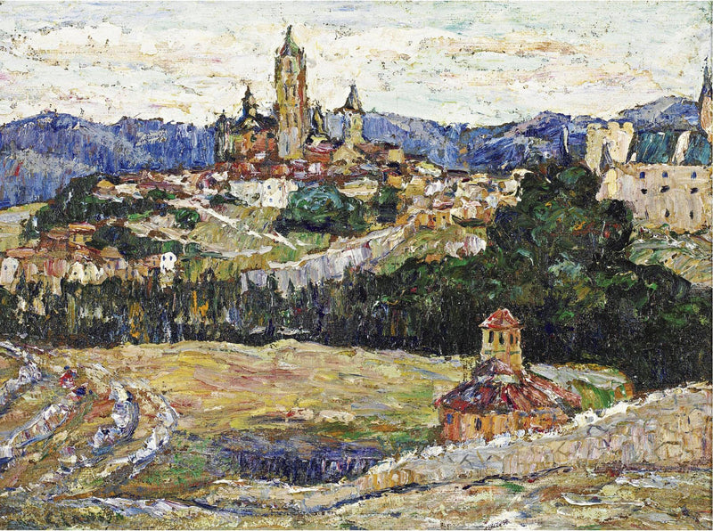 View of Segovia by Ernest Lawson — Oil Painting Reproduction