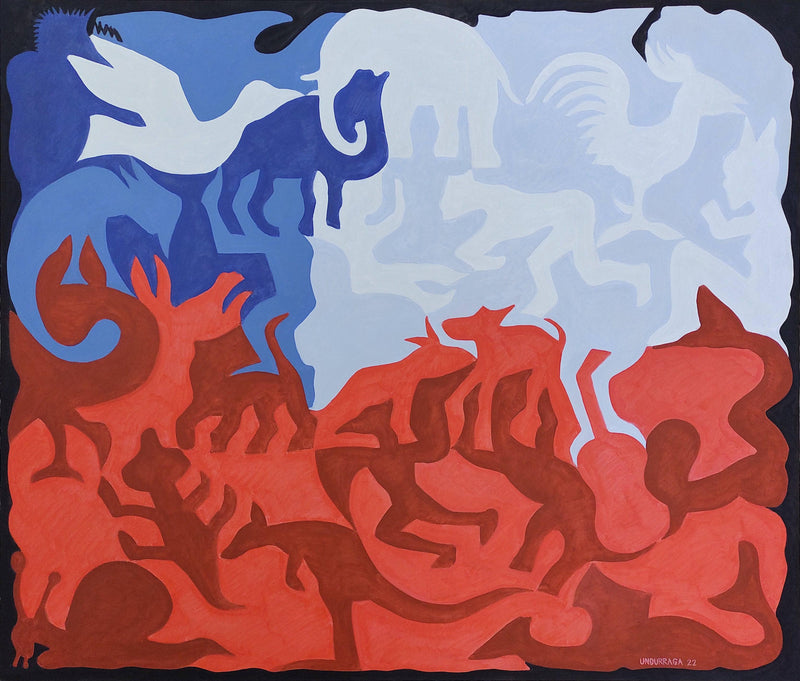 Escher Mosaic by Gregorio Undurraga — Oil Painting Reproduction
