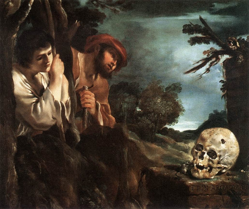 Et in Arcadia Ego by Guercino — Oil Painting Reproduction