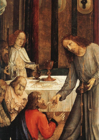 Eucharist Altarpiece (detail) in home office