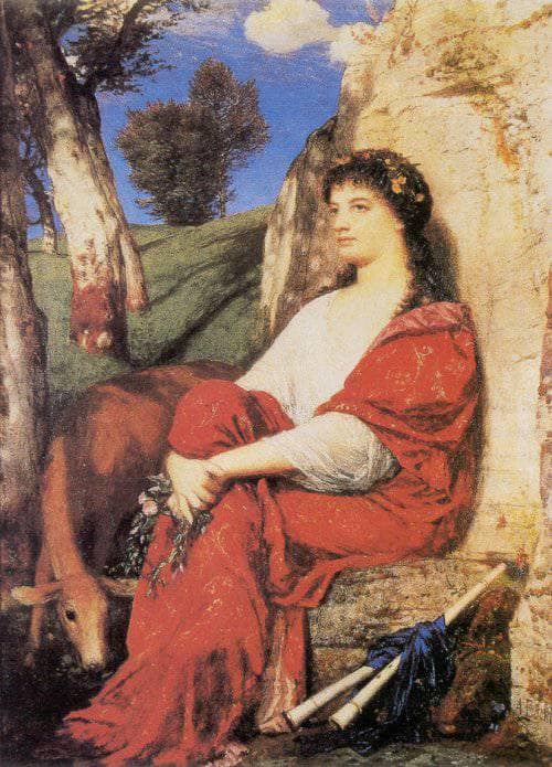 Euterpe by Arnold Böcklin — Oil Painting Reproduction