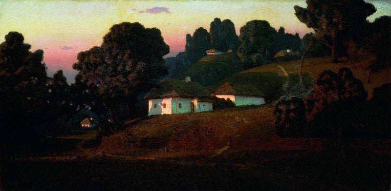 Evening in Ukraine by Arkhyp Kuindzhi, Oil Painting Reproduction
