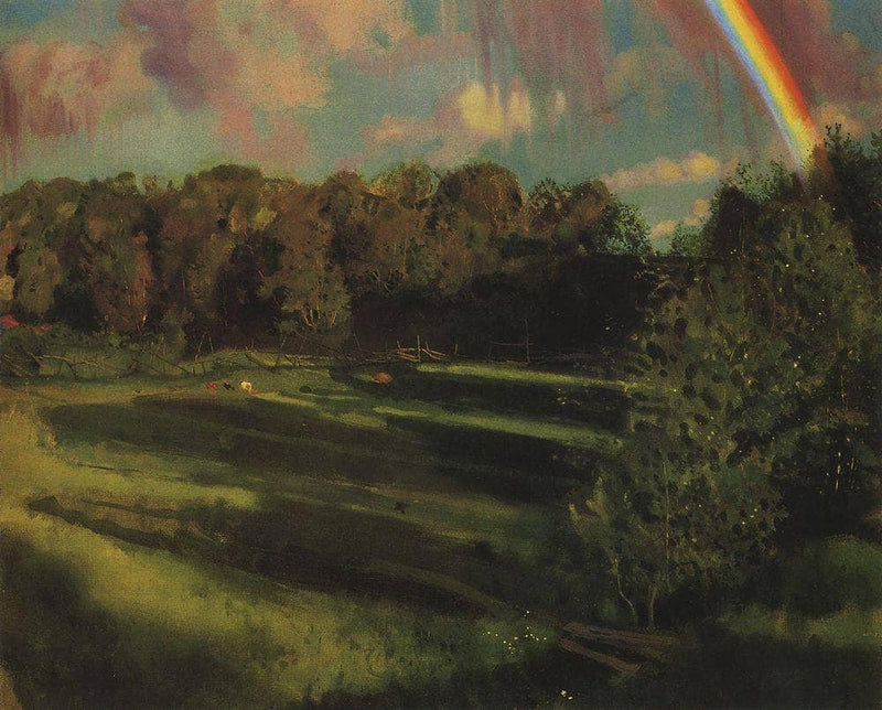 Evening Shadows by Konstantin Somov — Oil Painting Reproduction