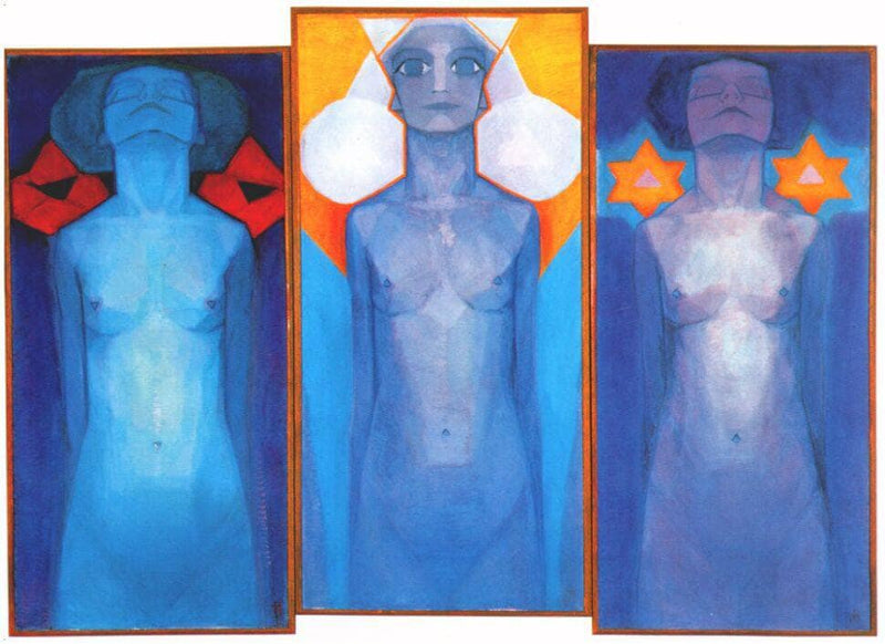 Evolution by Piet Mondrian — Oil Painting Reproduction