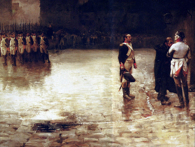 Exécution Du Général Charette Place De Viarmes À Nantes, Mars 1796 by Julien Le Blant, Oil Painting Reproduction