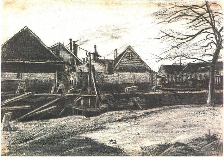 Factory by Vincent van Gogh — Oil Painting Reproduction