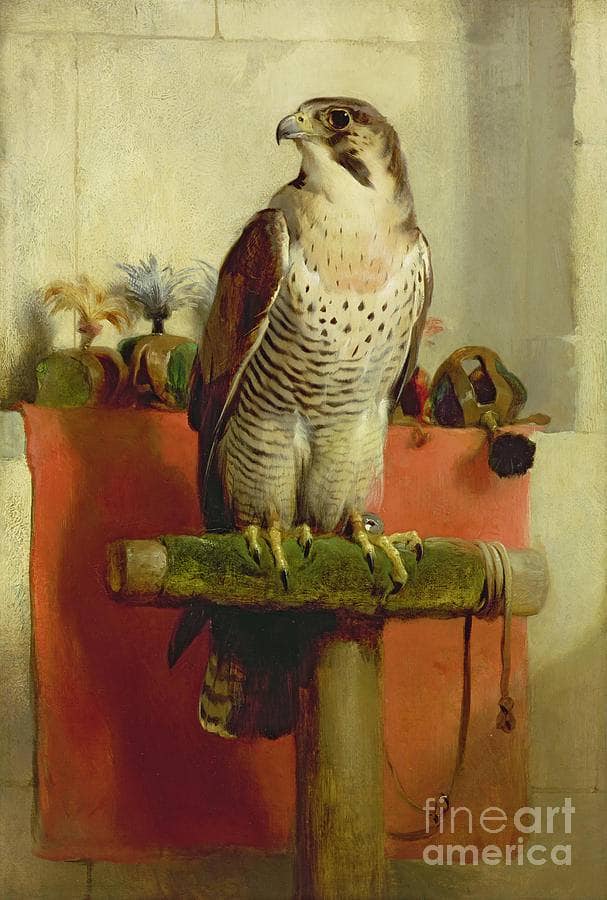 The Falcon by Edwin Henry Landseer — Oil Painting Reproduction
