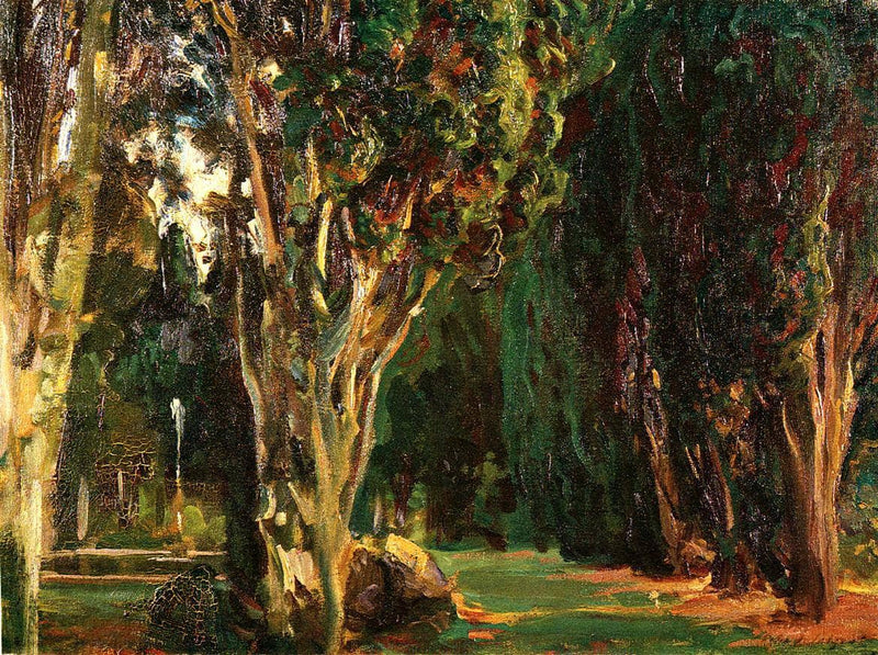 Falconieri Gardens, Frascati by John Singer Sargent — Oil Painting Reproduction
