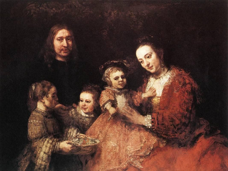 Family Group by Rembrandt — Oil Painting Reproduction