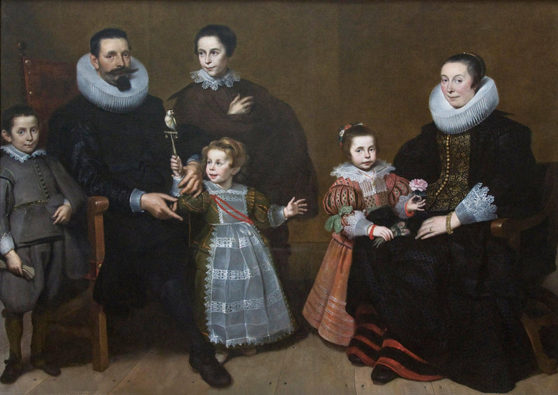 Family Portrait by Cornelis de Vos — Oil Painting Reproduction