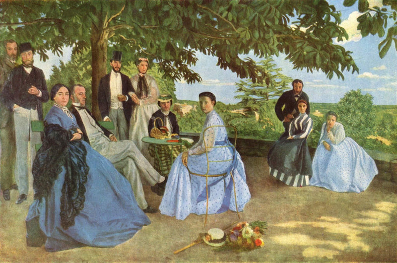 Family Reunion by Frederic Bazille — Oil Painting Reproduction