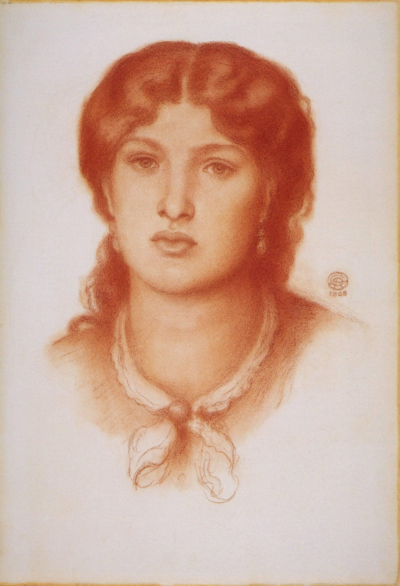 Fanny Cornforth by Dante Gabriel Rossetti — Oil Painting Reproduction