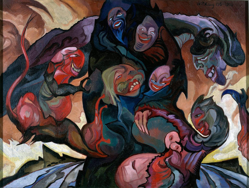 Fantastic Composition by StanisÅaw Ignacy Witkiewicz — Oil Painting Reproduction