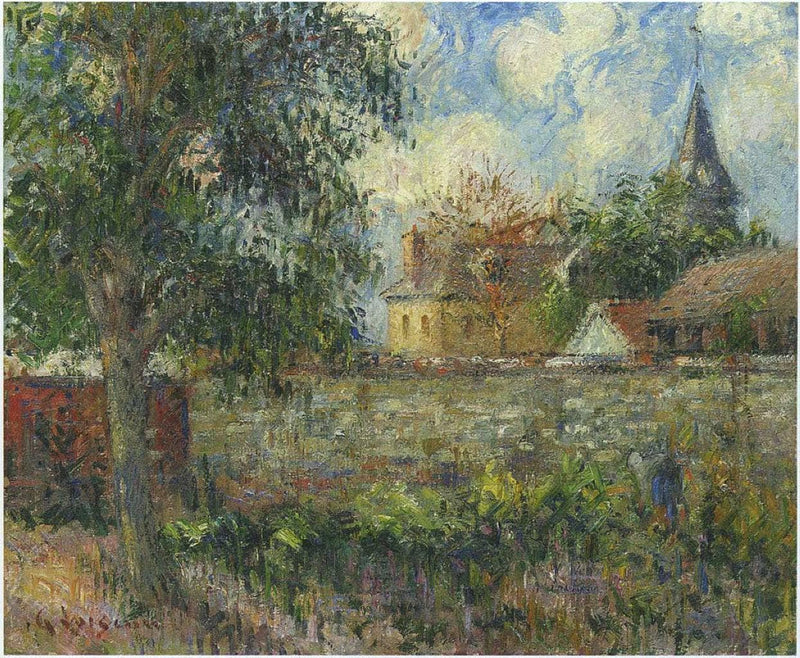 Farm in Normandy by Gustave Loiseau — Oil Painting Reproduction