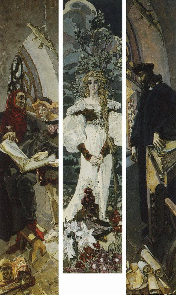 Faust by Mikhail Vrubel, Oil Painting Reproduction
