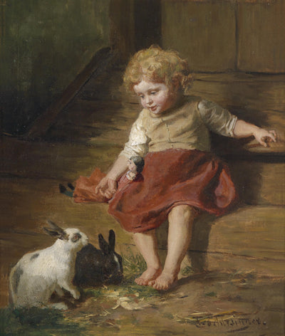 Food for the bunnies in study