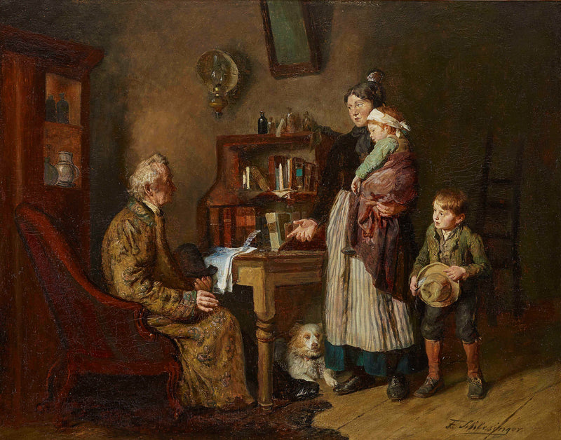 A concern by Felix Schlesinger — Oil Painting Reproduction