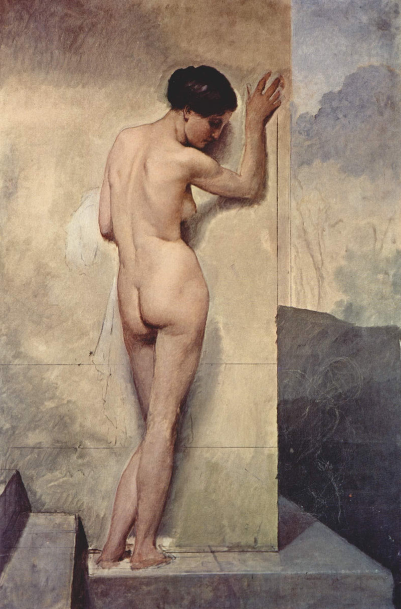 Female nude by Francesco Hayez — Oil Painting Reproduction