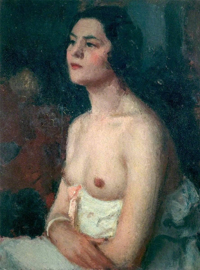 Femme à la chemise in entryway