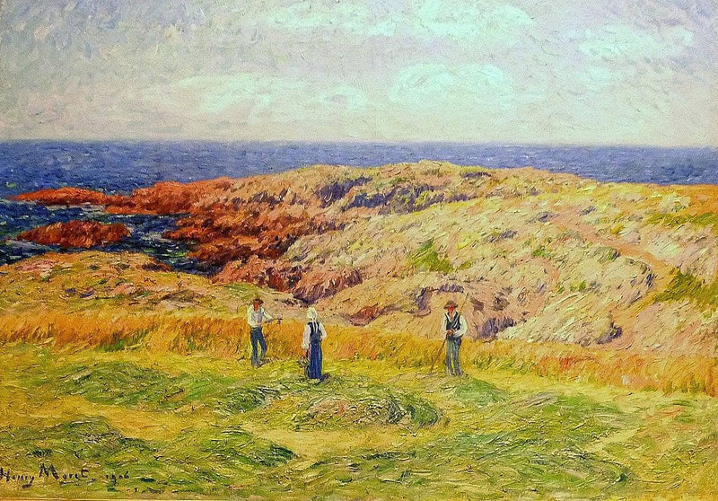 Fenaison en Bretagne by Henry Moret — Oil Painting Reproduction