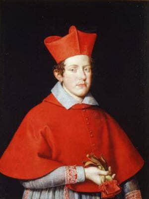Ferdinando I Gonzaga as Cardenal by Sassoferrato — Oil Painting Reproduction