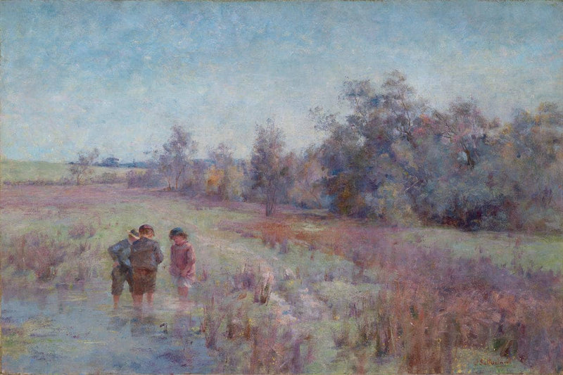 Field Naturalists by Jane Sutherland — Oil Painting Reproduction