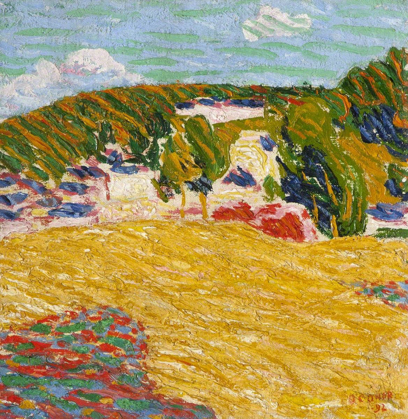 Field of Corn, Pont Aven by Roderic O'Conor — Oil Painting Reproduction