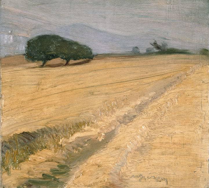 Field with Haystacks by Nikolaos Lytras — Oil Painting Reproduction