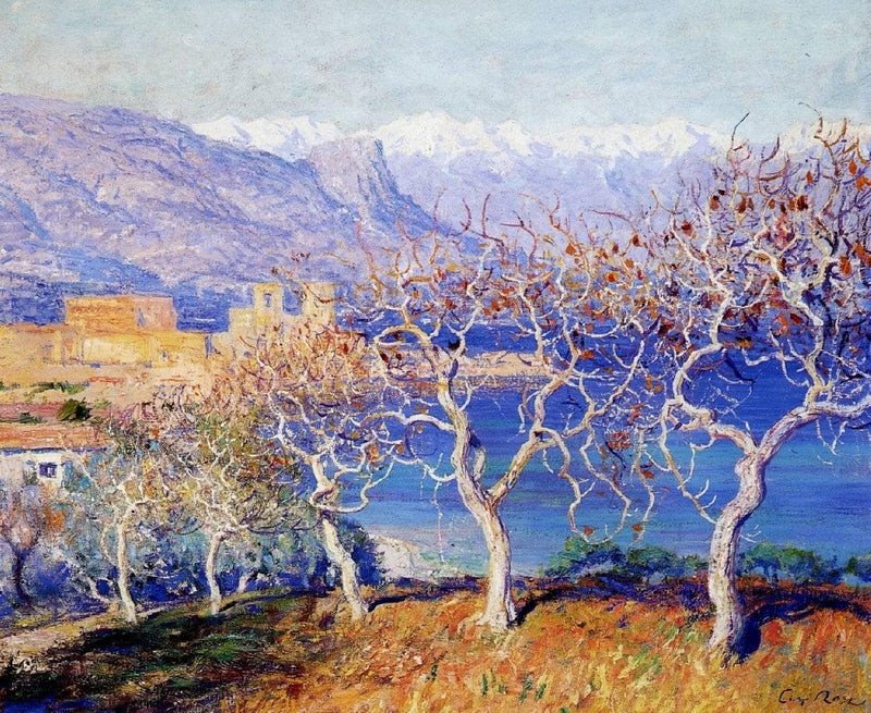 Fig Trees, Antibes by Guy Rose — Oil Painting Reproduction