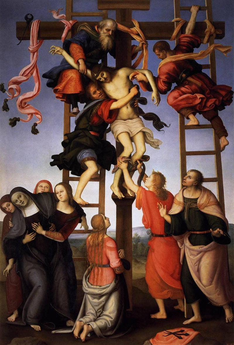 Deposition from the Cross by Filippino Lippi — Oil Painting Reproduction