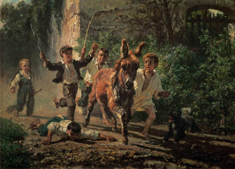 Urchins by Filippo Palizzi — Oil Painting Reproduction