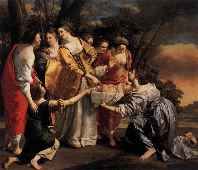 Finding of Moses by Orazio Gentileschi — Oil Painting Reproduction